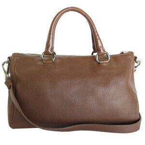 Prada Daino Shoulder Vitello tote Bauletto Brown bag